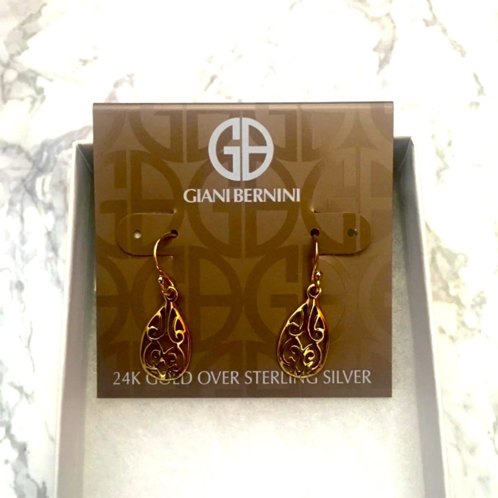 Giani Bernini Gold Drop Earrings